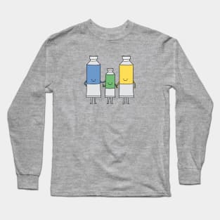 Colour mixing Long Sleeve T-Shirt